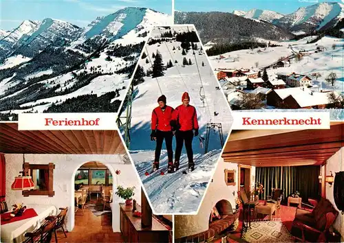 AK / Ansichtskarte  Schindelberg Ferienhof Kennerknecht Restaurant Wintersportplatz Alpen Schindelberg