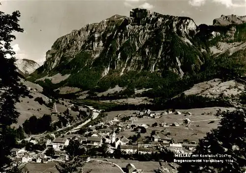 AK / Ansichtskarte  Mellau_Vorarlberg mit Kanisfluh Fliegeraufnahme Mellau_Vorarlberg