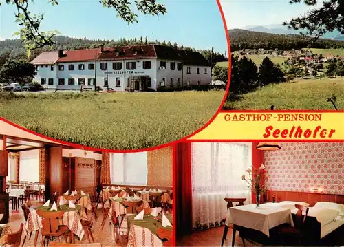 AK / Ansichtskarte  Prigglitz Gasthof Pension Seelhofer Gastraum Gaestezimmer Prigglitz