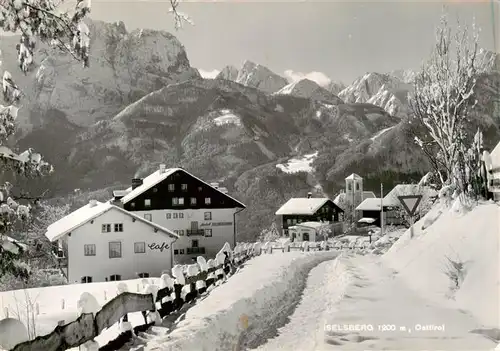 AK / Ansichtskarte 73888280 Iselsberg-Stronach_Osttirol_AT Cafe Winterpanorama 