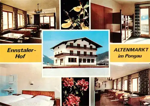 AK / Ansichtskarte  Altenmarkt_Pongau Ennstaler Hof Gastraeume Zimmer Altenmarkt Pongau