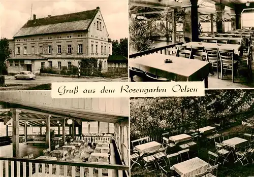 AK / Ansichtskarte 73888316 Oelsen_Bad_Gottleuba-Berggiesshuebel Gasthaus Rosengarten Gastraeume Oelsen_Bad