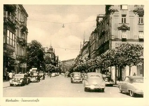 AK / Ansichtskarte  Wiesbaden Taunusstrasse Wiesbaden