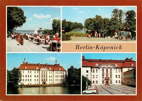 AK / Ansichtskarte 73888359 Koepenick_Coepenick Mueggelspree Baumgarteninsel Schloss Kunstgewerbemuseum Schloss Koepenick 