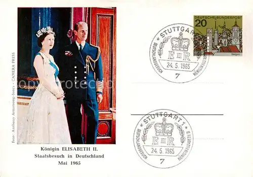 AK / Ansichtskarte  Adel_England Elisabeth 2 Deutschland Adel_England