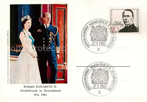 AK / Ansichtskarte  Adel_England Elisabeth 2 Deutschland Adel_England