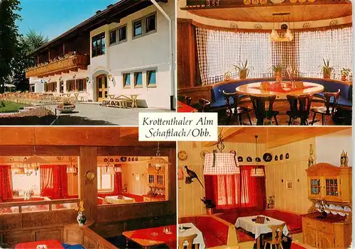 AK / Ansichtskarte  Schaftlach Krottenthaler Alm Gastraeume Schaftlach