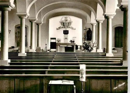 AK / Ansichtskarte  Fuerstenstein_Niederbayern Institutskirche Inneres Knabeninstitut Fuerstenstein_Niederbayern