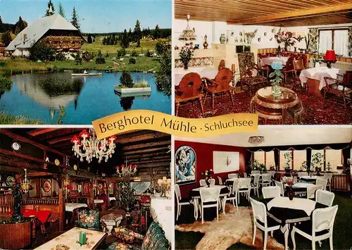 AK / Ansichtskarte 73888486 Schluchsee Berghotel Muehle Gastraeume Schluchsee