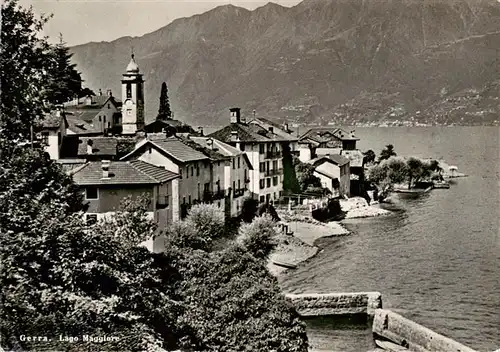AK / Ansichtskarte  Gerra_Verzasca_TI Panorama Lago Maggiore 