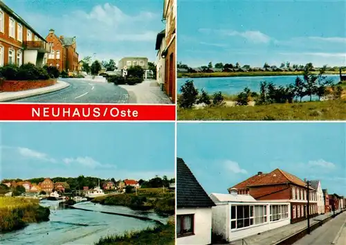 AK / Ansichtskarte  Neuhaus_Oste Strassenpartien Teilansichten Neuhaus_Oste