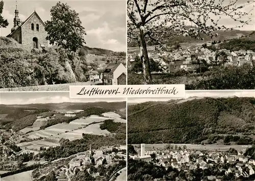 AK / Ansichtskarte  Waldbreitbach_Wied Kirche Panorama  Waldbreitbach Wied