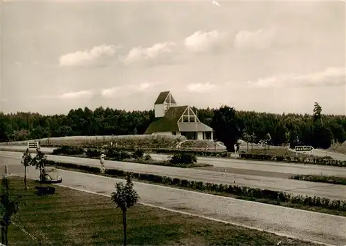 AK / Ansichtskarte  Adelsried Autobahnkirchlein Maria Schutz der Reisenden Adelsried