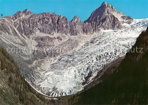 AK / Ansichtskarte  Gletscher Glacier du Trient Valais Champex 