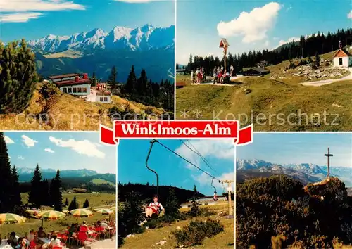 AK / Ansichtskarte  Sessellift_Chairlift_Telesiege Winklmoos Alm Duerrnbachhorn 