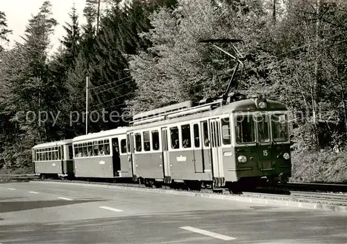 AK / Ansichtskarte  Eisenbahn_Railway_Chemin_de_Fer Forchbahn Abonnentenzug BDe 4/4 15 