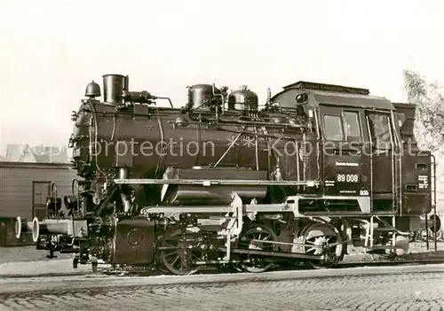 AK / Ansichtskarte  Eisenbahn_Railway_Chemin_de_Fer Einheitslokomotive BR 89 