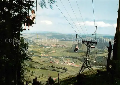 AK / Ansichtskarte  Sessellift_Chairlift_Telesiege Imberg Berggasthof 