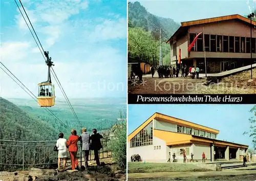 AK / Ansichtskarte  Seilbahn_Cable-Car_Telepherique Thale Kr. Quedlinburg 