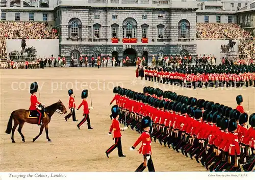 AK / Ansichtskarte  Leibgarde_Wache_Life_Guards Troping Colour London 