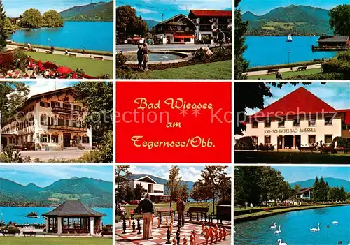AK / Ansichtskarte  Schach_Chess_Echecs Bad Wiessee Tagernsee Obb. 