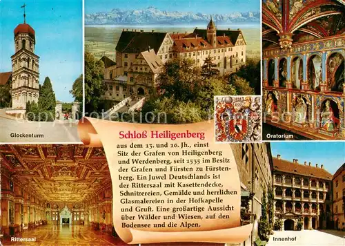 AK / Ansichtskarte 73888760 Chronik-AK Schloss Heiligenberg 