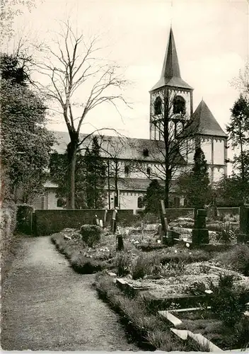 AK / Ansichtskarte  Merten_Sieg_Eitorf Stiftskirche Friedhof 