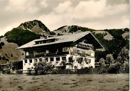 AK / Ansichtskarte  Fischen_Allgaeu Gasthof Pension Haus Kaserer Fischen Allgaeu