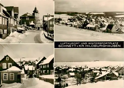 AK / Ansichtskarte 73888858 Schnett_Masserberg_Thueringer_Wald Ortspartien Panorama 