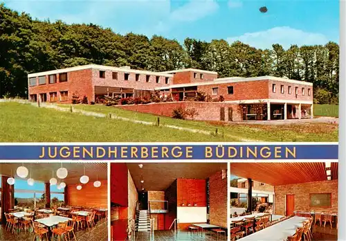 AK / Ansichtskarte  Buedingen_Hessen Jugendherberge Buedingen Gastraeume Treppe Buedingen Hessen
