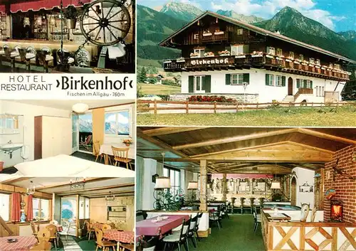 AK / Ansichtskarte 73888890 Fischen_Allgaeu Hotel Restaurant Birkenhof Gastraeume Fischen Allgaeu