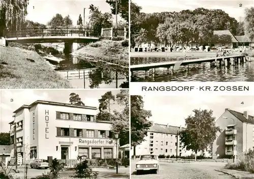 AK / Ansichtskarte  Rangsdorf Klein Venedig Strandbad Hotel Rangsdorfer Hof Neubauten Rangsdorf