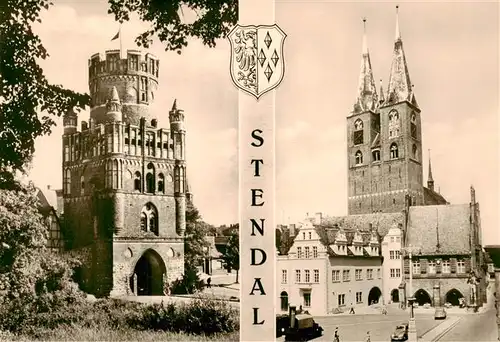 AK / Ansichtskarte  Stendal Unglinger Tor Marienkirche Stendal