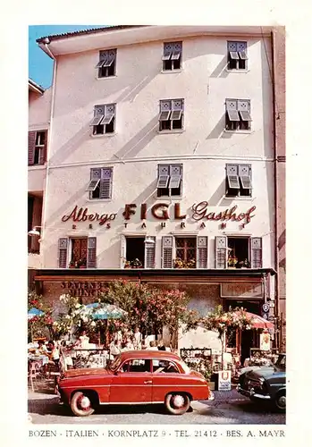 AK / Ansichtskarte 73888956 Bozen_Bolzano_Suedtirol_IT Albergo Figl Gasthof Gotische Weinstube 