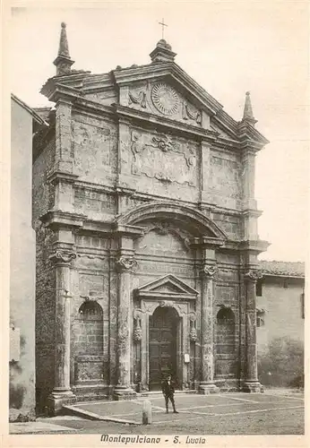 AK / Ansichtskarte 73888957 Montepulciano_Siena_IT Kirche Santa Lucia 