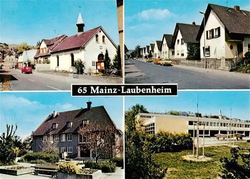 AK / Ansichtskarte  Laubenheim__Rhein_Mainz Ortspartien Schule 