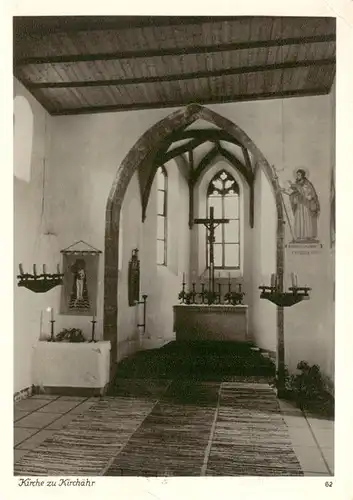 AK / Ansichtskarte  Kirchaehr_Westerwald Kirche Inneres Kirchaehr_Westerwald