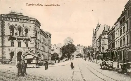 AK / Ansichtskarte 73889142 Saarbruecken Reichsstrasse Saarbruecken