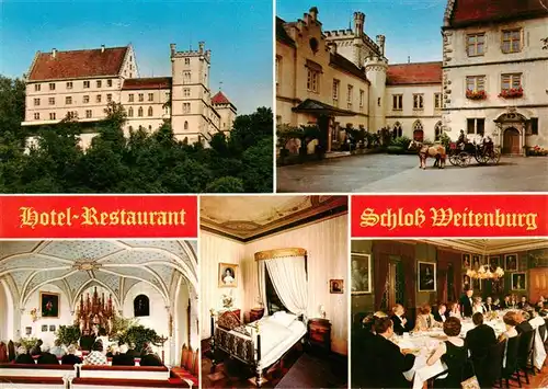 AK / Ansichtskarte  Weitenburg_Starzach_BW Hotel Restaurant Schloss Weitenburg Gastraeume Gaestezimmer  