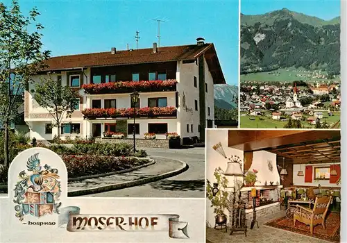 AK / Ansichtskarte 73889269 Reutte_Tirol_AT Pension Moserhof Kaminzimmer Panorama 