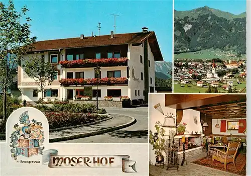 AK / Ansichtskarte  Reutte_Tirol_AT Pension Moserhof Kaminzimmer Panorama 