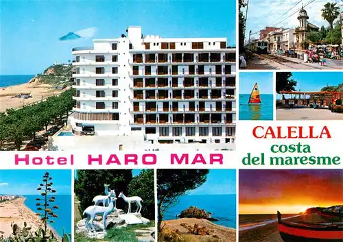 AK / Ansichtskarte 73889274 CALELLA_de_la_Costa_ES Hotel Haro Mar Paseo de la Rocas Vista parciale 