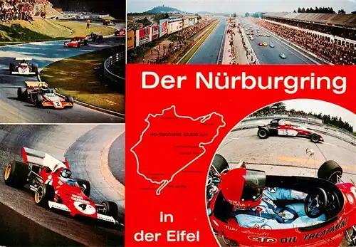 AK / Ansichtskarte  Nuerburgring Internationale Renn und Tourenstrecke Details Nuerburgring