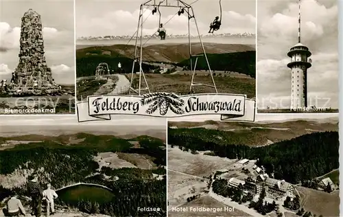 AK / Ansichtskarte  Sessellift_Chairlift_Telesiege Feldberg Schwarzwald 