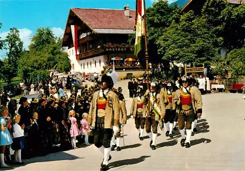 AK / Ansichtskarte  Tirol_Region_AT Tiroler Brauchtum Schuetzenkompanie bei der Prozession 