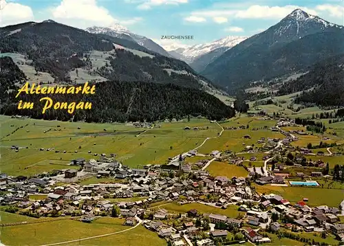 AK / Ansichtskarte  Altenmarkt_Pongau Fliegeraufnahme Altenmarkt Pongau