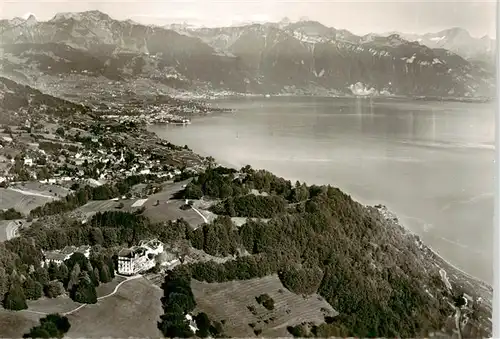 AK / Ansichtskarte  Chexbres Hotel du Signal Fliegeraufnahme Chexbres