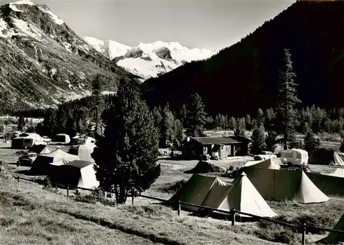 AK / Ansichtskarte  Pontresina Camping Plauns Panorama Pontresina