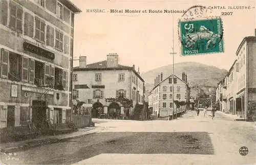 AK / Ansichtskarte  Massiac_15_Cantal Hotel Monier et Route Nationale 