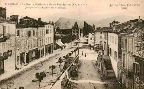 AK / Ansichtskarte  Massiac_15_Cantal La Route Nationale Paris Perpignan 
